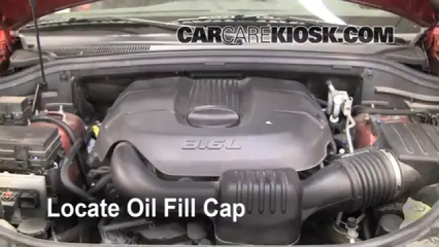 2011 Jeep Grand Cherokee Laredo 3.6L V6 Huile Ajouter de l'huile